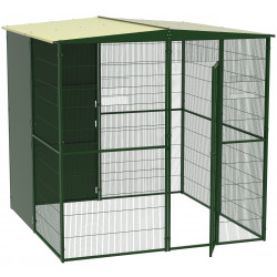 Gaiola de jardim 2m2 porta...